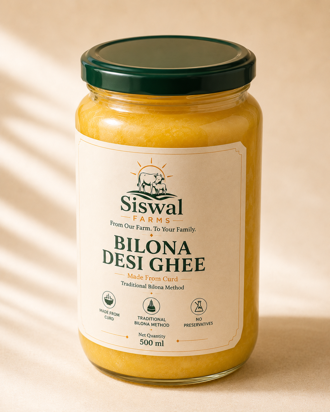Bilona Desi Ghee - Siswal Farms