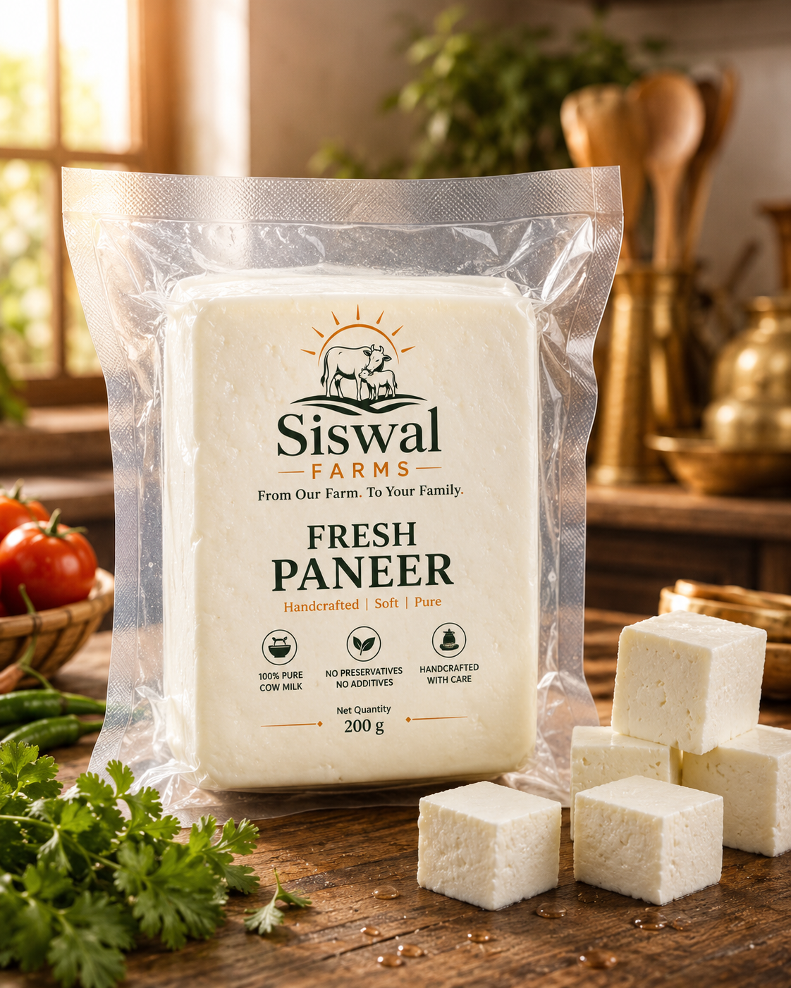 Fresh Malai Paneer - Siswal Farms