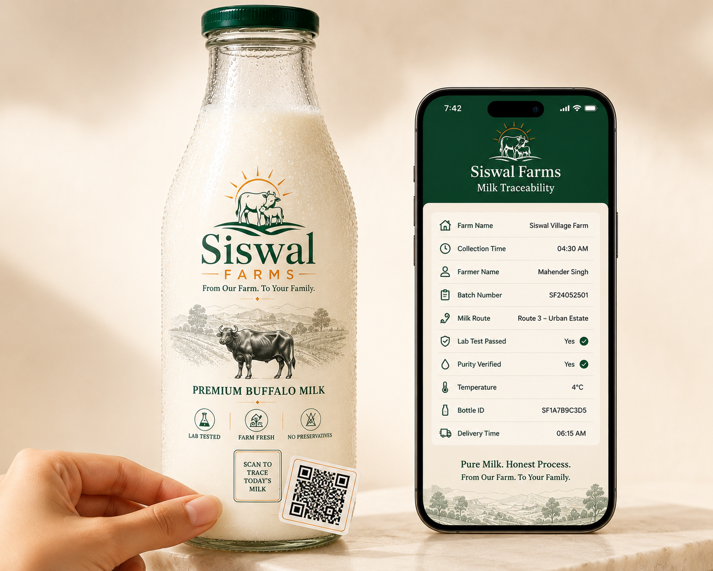 QR Traceability - Siswal Farms